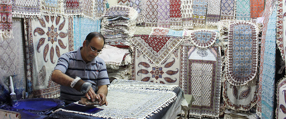 textile printing (Ghalamkar)